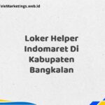 Loker Helper Indomaret Di Kabupaten Bangkalan