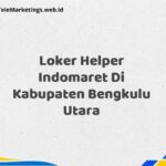 Loker Helper Indomaret Di Kabupaten Bengkulu Utara