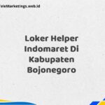 Loker Helper Indomaret Di Kabupaten Bojonegoro
