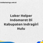 Loker Helper Indomaret Di Kabupaten Indragiri Hulu