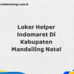 Loker Helper Indomaret Di Kabupaten Mandailing Natal