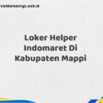 Loker Helper Indomaret Di Kabupaten Mappi