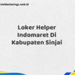 Loker Helper Indomaret Di Kabupaten Sinjai