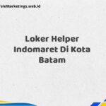 Loker Helper Indomaret Di Kota Batam