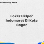 Loker Helper Indomaret Di Kota Bogor