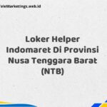 Loker Helper Indomaret Di Provinsi Nusa Tenggara Barat (NTB)