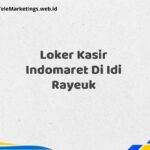 Loker Kasir Indomaret Di Idi Rayeuk