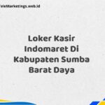 Loker Kasir Indomaret Di Kabupaten Sumba Barat Daya