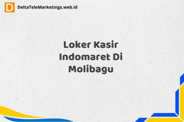 Loker Kasir Indomaret Di Molibagu
