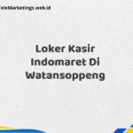 Loker Kasir Indomaret Di Watansoppeng