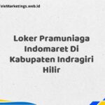 Loker Pramuniaga Indomaret Di Kabupaten Indragiri Hilir