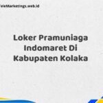 Loker Pramuniaga Indomaret Di Kabupaten Kolaka