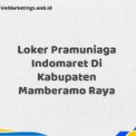 Loker Pramuniaga Indomaret Di Kabupaten Mamberamo Raya