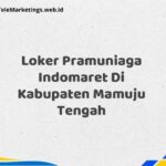 Loker Pramuniaga Indomaret Di Kabupaten Mamuju Tengah