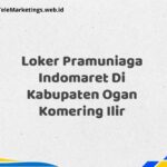 Loker Pramuniaga Indomaret Di Kabupaten Ogan Komering Ilir