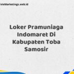 Loker Pramuniaga Indomaret Di Kabupaten Toba Samosir