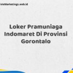 Loker Pramuniaga Indomaret Di Provinsi Gorontalo