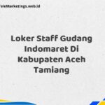 Loker Staff Gudang Indomaret Di Kabupaten Aceh Tamiang