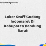 Loker Staff Gudang Indomaret Di Kabupaten Bandung Barat