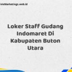 Loker Staff Gudang Indomaret Di Kabupaten Buton Utara