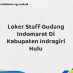 Loker Staff Gudang Indomaret Di Kabupaten Indragiri Hulu