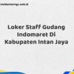 Loker Staff Gudang Indomaret Di Kabupaten Intan Jaya