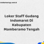 Loker Staff Gudang Indomaret Di Kabupaten Mamberamo Tengah