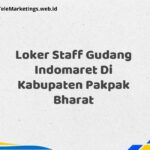 Loker Staff Gudang Indomaret Di Kabupaten Pakpak Bharat