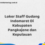 Loker Staff Gudang Indomaret Di Kabupaten Pangkajene dan Kepulauan