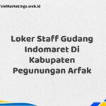 Loker Staff Gudang Indomaret Di Kabupaten Pegunungan Arfak