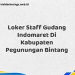 Loker Staff Gudang Indomaret Di Kabupaten Pegunungan Bintang