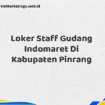 Loker Staff Gudang Indomaret Di Kabupaten Pinrang