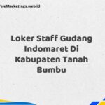 Loker Staff Gudang Indomaret Di Kabupaten Tanah Bumbu