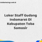 Loker Staff Gudang Indomaret Di Kabupaten Toba Samosir