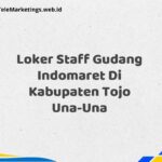 Loker Staff Gudang Indomaret Di Kabupaten Tojo Una-Una