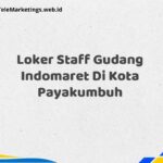 Loker Staff Gudang Indomaret Di Kota Payakumbuh