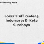 Loker Staff Gudang Indomaret Di Kota Surabaya