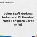 Loker Staff Gudang Indomaret Di Provinsi Nusa Tenggara Barat (NTB)