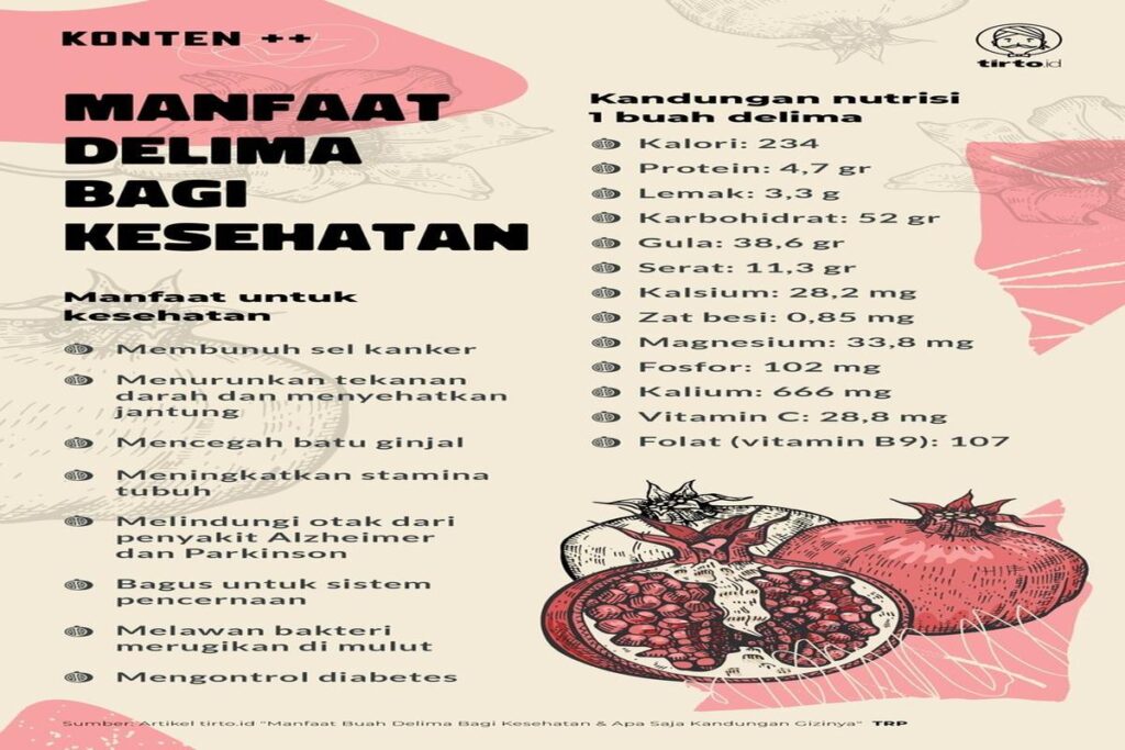 Manfaat Buah Delima