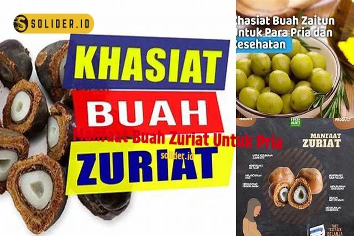 Manfaat Buah Zuriat Untuk Pria