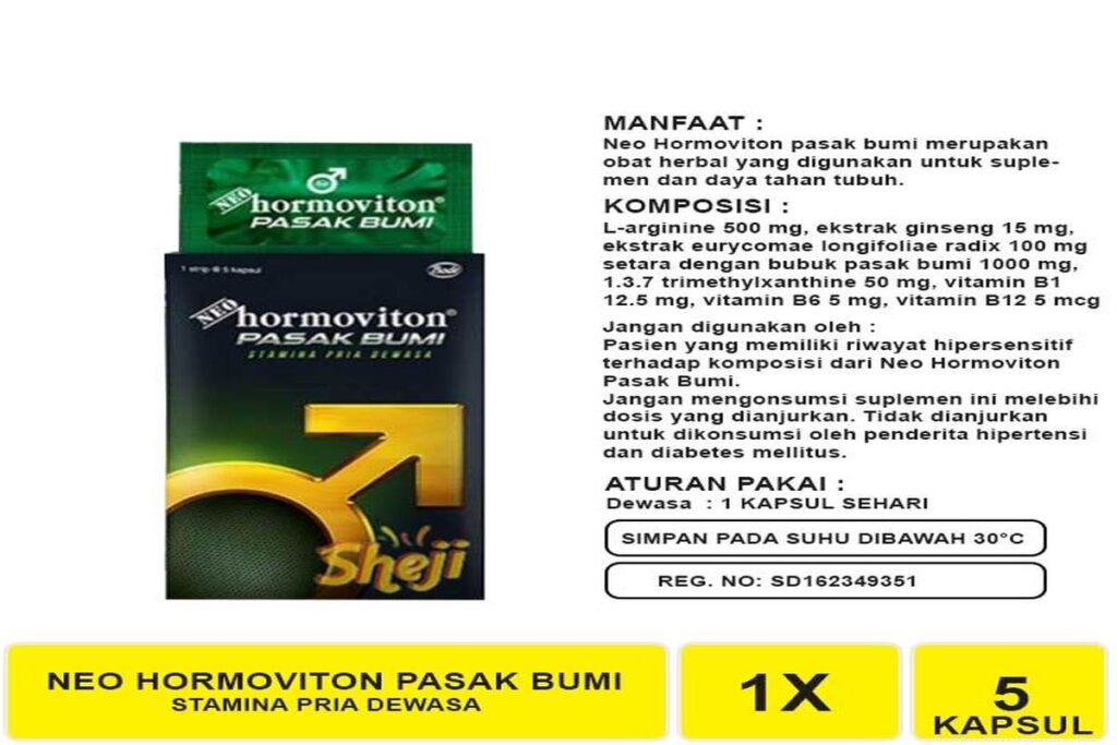 Manfaat Hormoviton Pasak Bumi