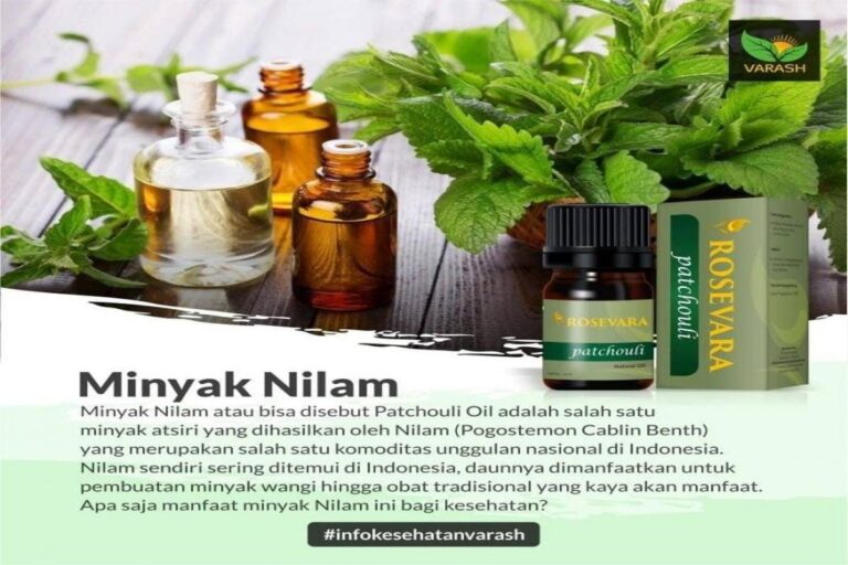Manfaat Minyak Nilam